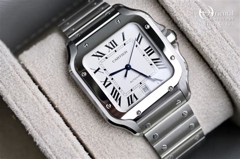 the cartier santos|cartier santos watch large.